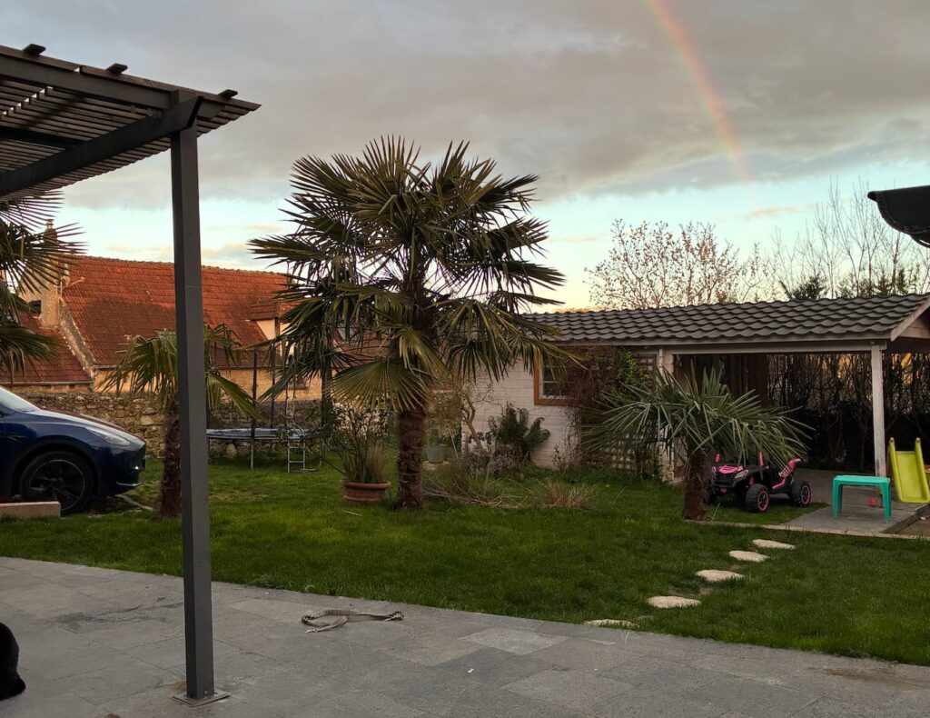 jardin - arc en ciel